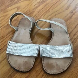 Elegant Gold Women's Sandals